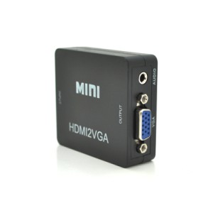 Переходник HDMI F to VGA F 720P/1080P black Voltronic (YT-CM-HDMI/VGA-B)
