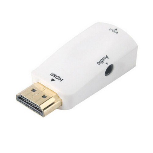 Переходник HDMI M to VGA F white Voltronic (YT-CA-HDMI(M)/VGA(F))