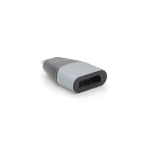 Переходник USB-C M to DisplayPort F black-gray Voltronic (YT-A-Type-C(M)/DP(F)/27022)