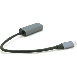 Перехідник USB-C to RJ45 0.18m 1000Mbps gray Voltronic (YT-Type-C(M)/RJ-45(F)-G/27033)