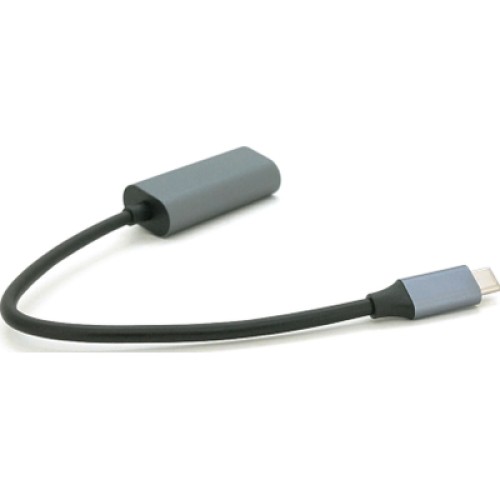 Переходник USB-C to RJ45 0.18m 1000Mbps gray Voltronic (YT-Type-C(M)/RJ-45(F)-G/27033)