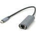 Переходник USB-C to RJ45 0.18m 1000Mbps gray Voltronic (YT-Type-C(M)/RJ-45(F)-G/27033)