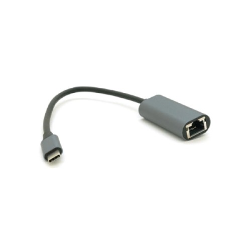 Переходник USB-C to RJ45 0.18m 1000Mbps gray Voltronic (YT-Type-C(M)/RJ-45(F)-G/27033)