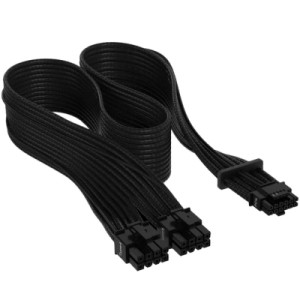Кабель питания video power 12+4pin PCIe Gen 5 12VHPWR 600W black Corsair (CP-8920331)