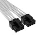 Кабель питания video power 12+4pin PCIe Gen 5 12VHPWR 600W white Corsair (CP-8920332)