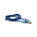 Дата кабель USB 2.0 to Lightning 1.0m 2A magnetic nylon blue Ninja (YT-NAMC-L/B/04352)