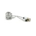 Дата кабель USB 2.0 to Lightning 2.0m 2A magnetic nylon silver Pipo (18169)