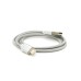 Дата кабель USB 2.0 to Lightning 1.0m 2A magnetic nylon silver Voltronic (YT-MCFB-L/S/13190/09165)