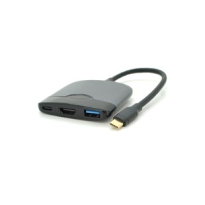 Концентратор Voltronic USB-C 3-in-1 USB 3.0 + USB-C + HDMI 0.23m black (YT-HTC3in1)
