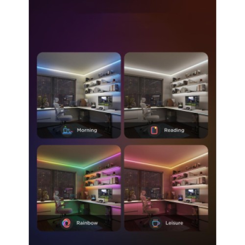 Светодиодная лента Govee H61E5 COB Strip Light Pro 3m RGBIC+W WI-FI/Bluetooth white (H61E53D1)