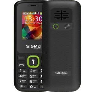 Мобільний телефон Sigma X-style 171 MINI Track Black-Green (4827798813720)