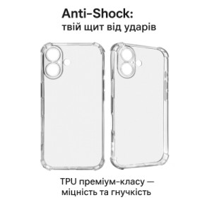 Чехол для мобильного телефона BeCover Anti-Shock Apple iPhone 17 Clear (713793)