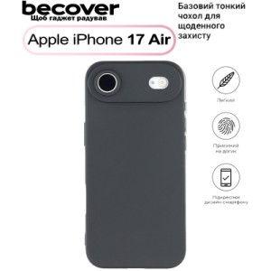 Чехол для мобильного телефона BeCover Apple iPhone 17 Air Black (713758)