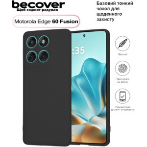 Чохол до мобільного телефона BeCover Motorola Edge 60 Fusion Black (713772)