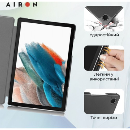 Чехол для планшета AirOn Premium Samsung Galaxy Tab A11 2025 Black + film (4822352781152)