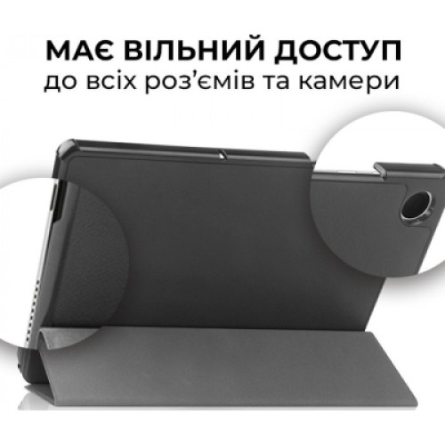 Чехол для планшета AirOn Premium Samsung Galaxy Tab A11 2025 Black + film (4822352781152)