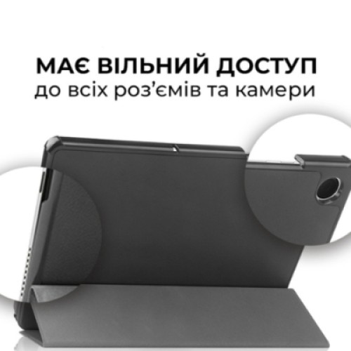 Чехол для планшета AirOn Premium Samsung Galaxy Tab A11 Plus 11'' 2025 Black + film (4822352781149)