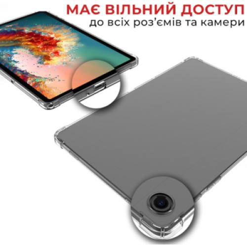 Чехол для планшета AirOn Premium Samsung Galaxy Tab A11 Plus 11'' 2025 Transparent (4822352781150)
