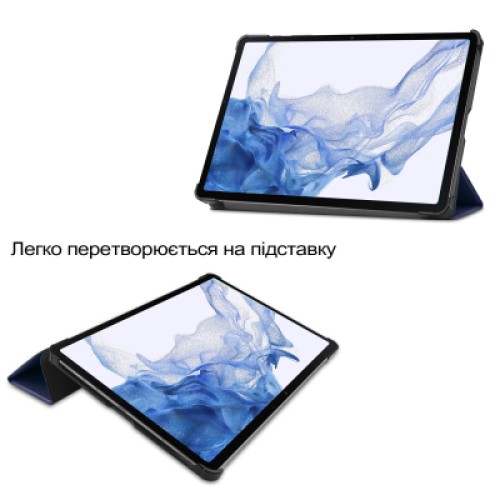 Чехол для планшета BeCover Smart Case Samsung Galaxy Tab S10 Lite SM-X400/406 10.9" Deep Blue (713837)