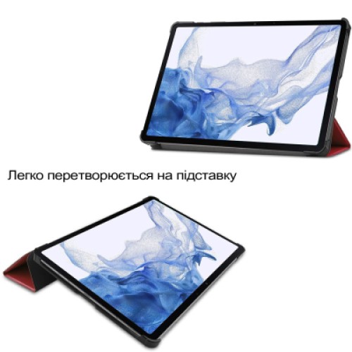 Чехол для планшета BeCover Smart Case Samsung Galaxy Tab S10 Lite SM-X400/406 10.9" Red Wine (713844)
