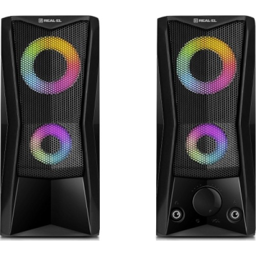 Акустическая система REAL-EL S-107 USB Black (EL121100017)