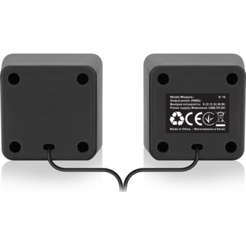 Акустическая система REAL-EL S-13 USB Black (EL121100021)