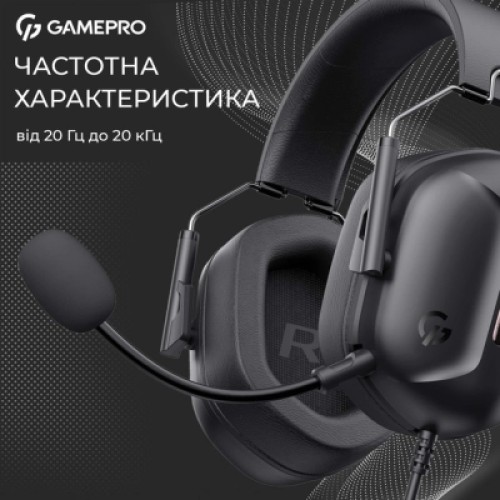Наушники GamePro Genesis Hunter Black (HS1350B)