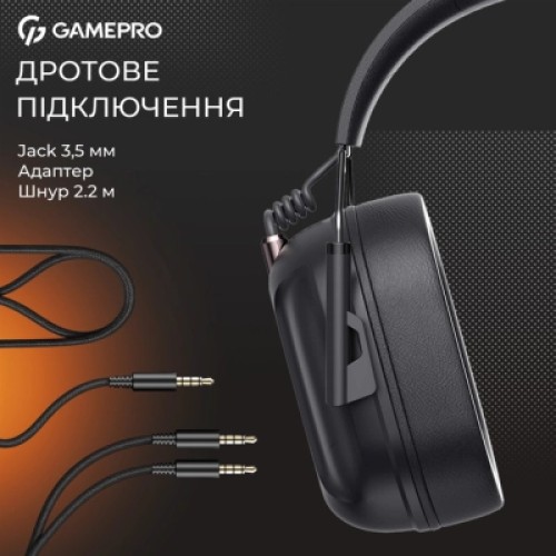 Наушники GamePro Genesis Hunter Black (HS1350B)
