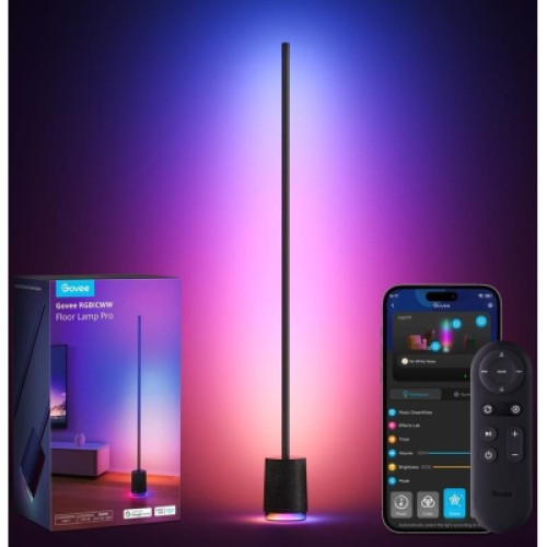 Торшер Govee H6079, 1500Lm, RGBICW, with speaker, WI-FI/Bluetooth, black (H6079312) Торшер Govee H6079, 1500Lm, RGBICW, with speaker, WI-FI/Bluetooth, black (H6079312)