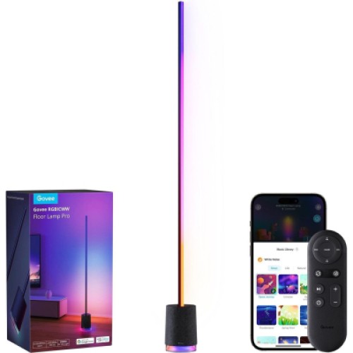 Торшер Govee H6079, 1500Lm, RGBICW, with speaker, WI-FI/Bluetooth, black (H6079312) Торшер Govee H6079, 1500Lm, RGBICW, with speaker, WI-FI/Bluetooth, black (H6079312)