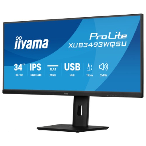 Монитор iiyama XUB3493WQSU-B6