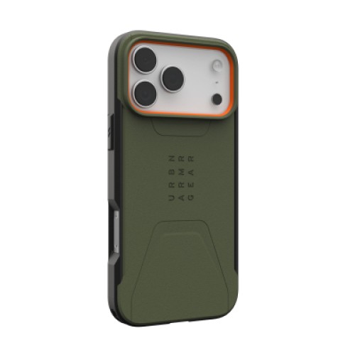 Чехол для мобильного телефона UAG iPhone 17 Pro Max Civilian MagSafe Olive/Orange (114546117297)
