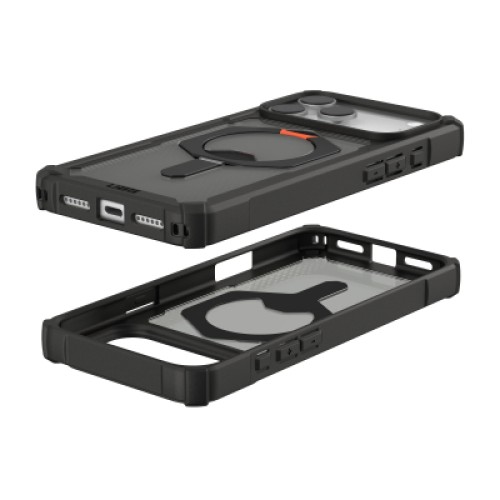 Чехол для мобильного телефона UAG iPhone 17 Pro Max Plasma XTE MagSafe Black/Pop Orange (114528114097)