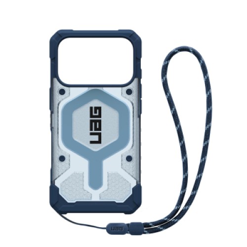 Чехол для мобильного телефона UAG iPhone 17 Pro Pathfinder Clear MagSafe Bundle Blues Lanyard (1145511BV03)