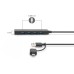 Концентратор Digitus USB-C + USB-A to 4xUSB-A 0.2m black (DA-70235)