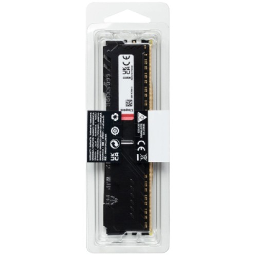 Модуль памяти для компьютера DDR4 16GB 3200 MHz Beast Black Kingston Fury (ex.HyperX) (KF432C16BB1/16WP)