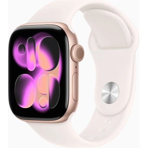 Смарт-часы Apple Watch Series 11 GPS 42mm Rose Gold Aluminium Case with Light Blush Sport Band - S/M (MEU04RK/A) Смарт-часы Apple Watch Series 11 GPS 42mm Rose Gold Aluminium Case with Light Blush Sport Band - S/M (MEU04RK/A)
