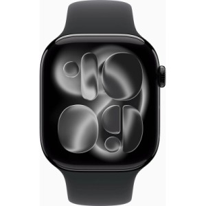 Смарт-часы Apple Watch Series 11 GPS 46mm Jet Black Aluminium Case with Black Sport Band - S/M (MEUW4RK/A)