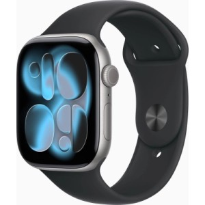 Смарт-часы Apple Watch Series 11 GPS 46mm Space Grey Aluminium Case with Black Sport Band - S/M (MEV04RK/A)
