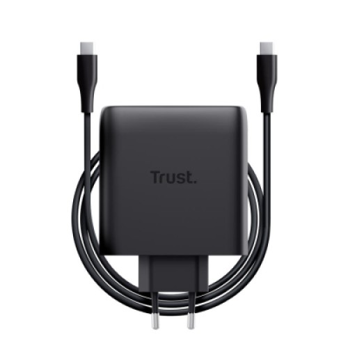 Зарядное устройство Trust 2xUSB-C 100W GaN PD/PPS black (25527_TRUST)