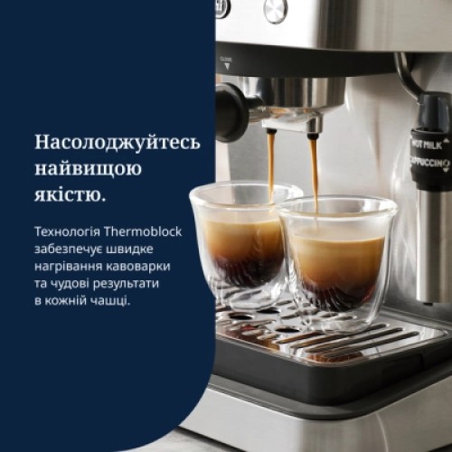 Рожковая кофеварка эспрессо DeLonghi EM 450 M