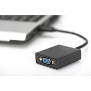Переходник USB 3.0 AM to VGA F 0.15m Full HD Digitus (DA-70840)