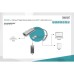 Переходник USB-C + USB 3.0 to RJ45 2500Mbps Ethernet Digitus (DN-3028)