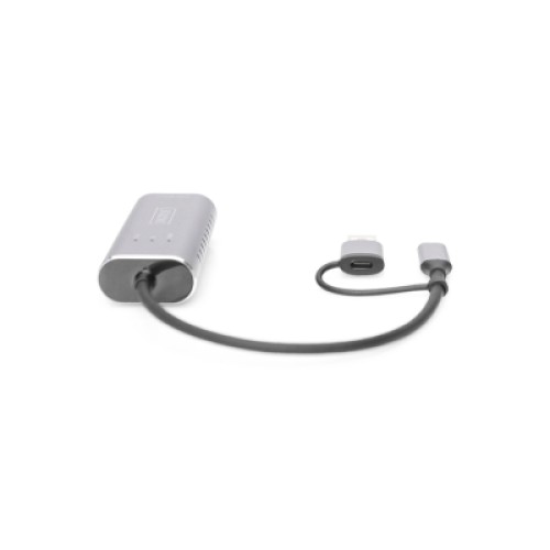 Переходник USB-C + USB 3.0 to RJ45 2500Mbps Ethernet Digitus (DN-3028)