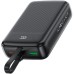 Батарея универсальная Acefast 20000mAh 22,5W PD, QC/3.0 USB-A+USB-C In/Out,build-in cable M14 Black (6974316283966)
