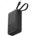 Батарея универсальная Acefast 20000mAh 65W PD, QC/3.0 USB-A+USB-C In/Out,build-in cable M21 Black-Gray (6974316283898)