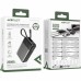 Батарея универсальная Acefast 20000mAh 65W PD, QC/3.0 USB-A+USB-C In/Out,build-in cable M21 Black-Gray (6974316283898)