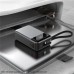 Батарея универсальная Acefast 20000mAh 65W PD, QC/3.0 USB-A+USB-C In/Out,build-in cable M21 Black-Gray (6974316283898)