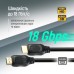 Кабель мультимедийный HDMI M to HDMI M 3.0m V2.0 4K60Hz black ColorWay (CW-CBHD079-BK)