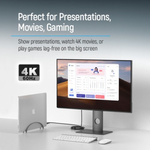 Кабель мультимедийный USB-C to HDMI M 2.0m 4K60Hz black ColorWay (CW-CBCHD077-BK)